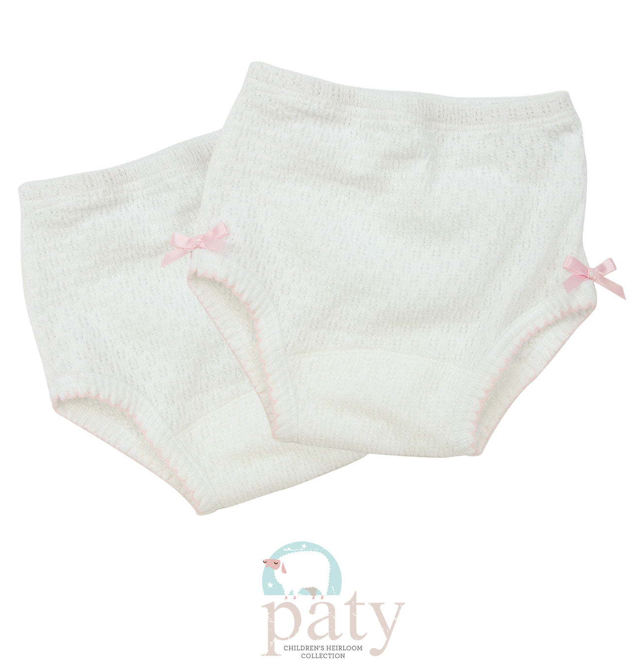 White Knit Bloomers