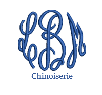 Load image into Gallery viewer, Chinoiserie Monogram