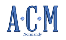 Load image into Gallery viewer, Normandy Monogram