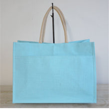 Load image into Gallery viewer, Jute Pocket Tote in Aruba